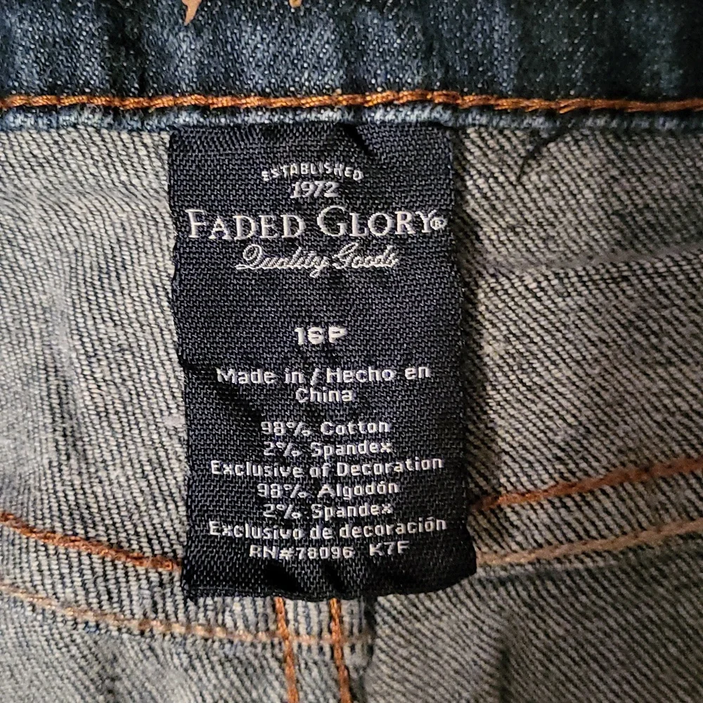 EUC Faded Glory Straight leg. Size 16P - Picture 4 of 7